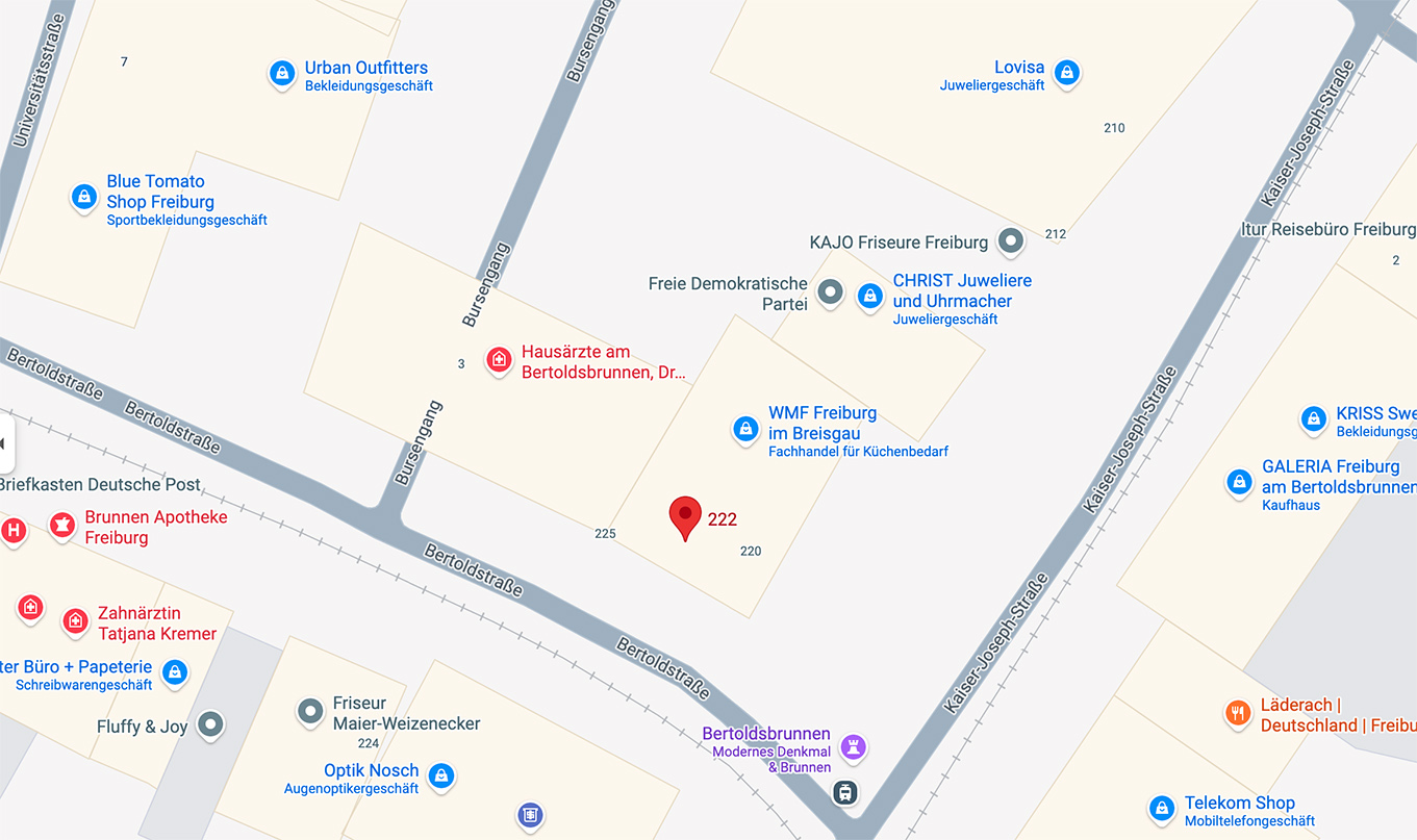 map Google The Chair